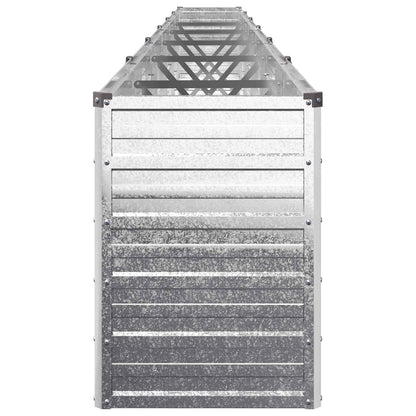 Raised Garden Bed Silver 600 x 40 x 55 cm galvanized