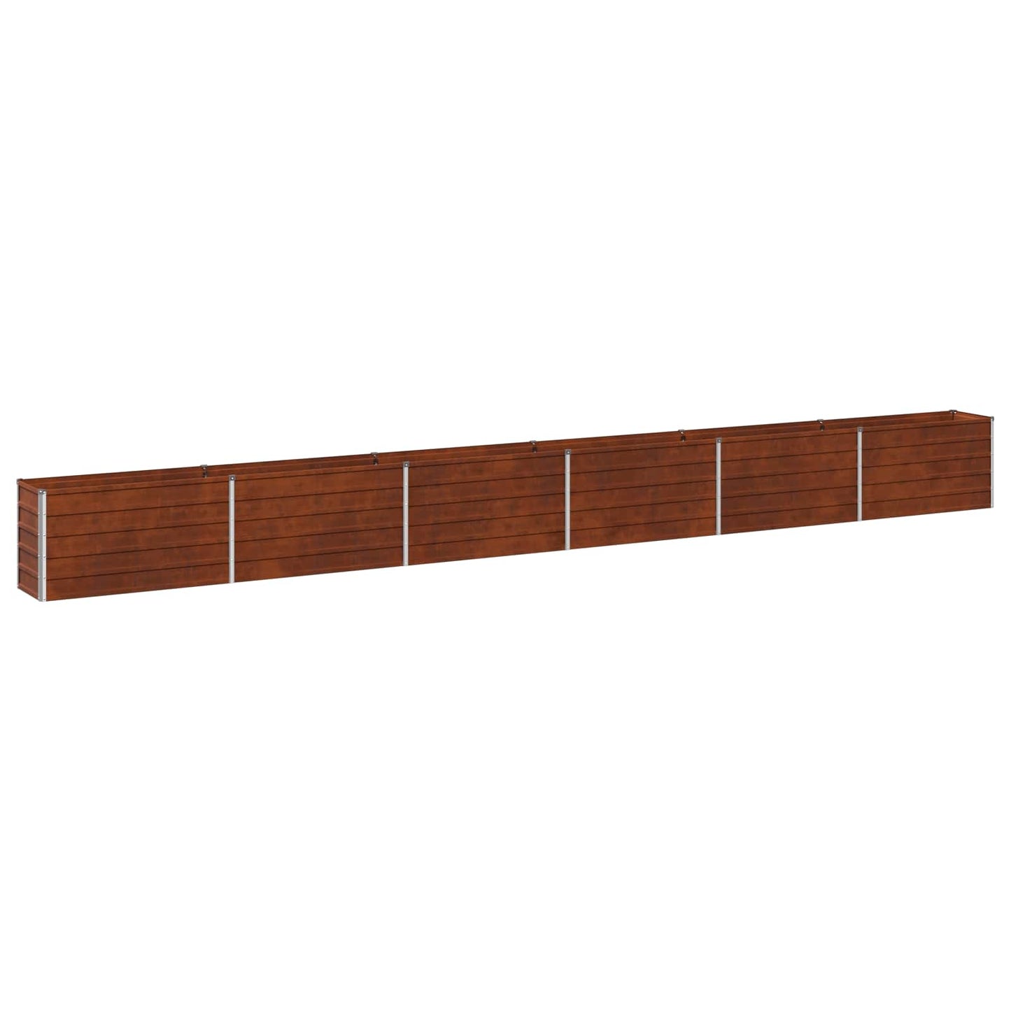 Raised Garden Bed Rusty 600 x 40 x 55 cm corton