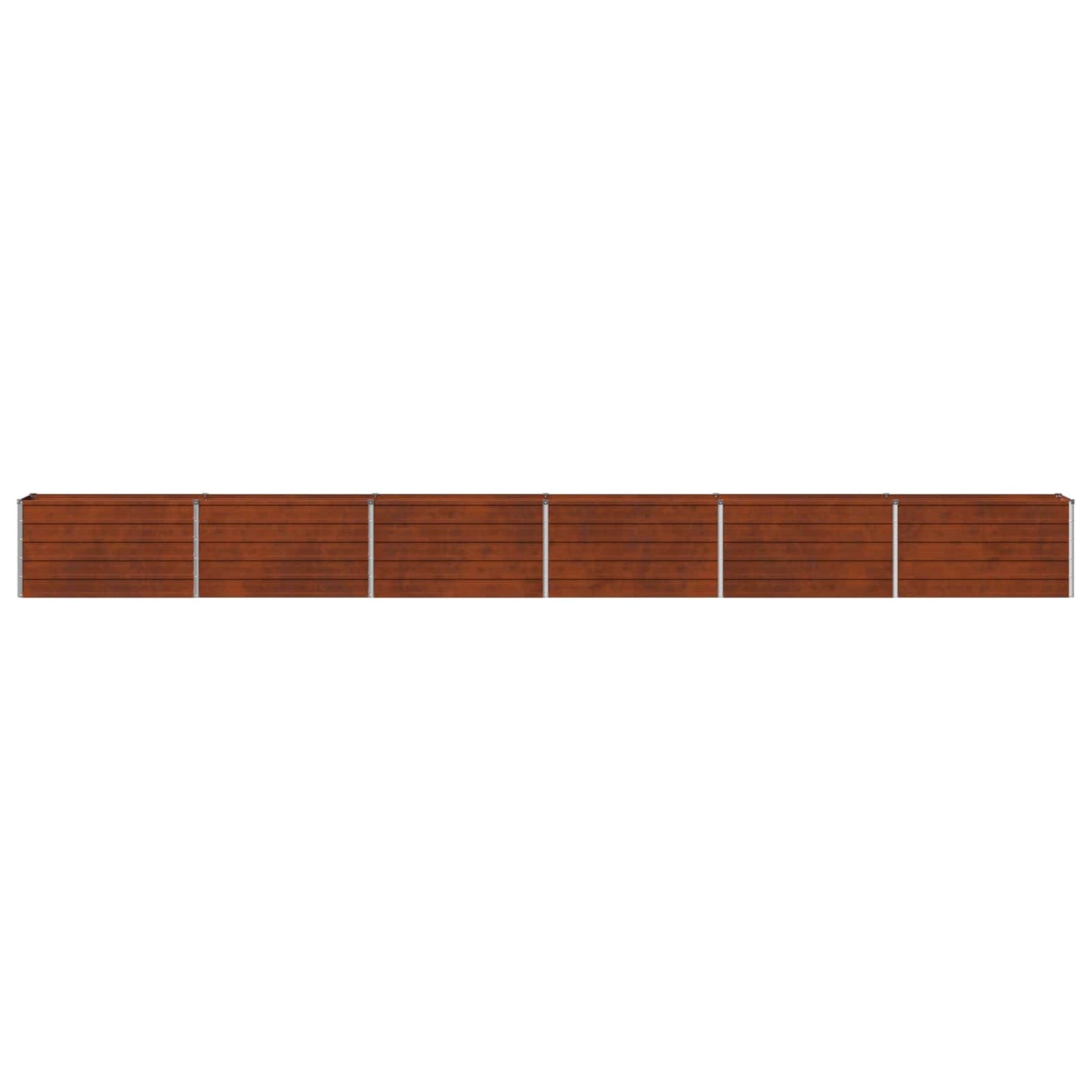 Raised Garden Bed Rusty 600 x 40 x 55 cm corton