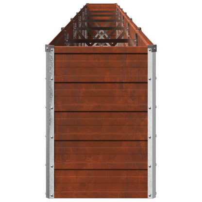 Raised Garden Bed Rusty 600 x 40 x 55 cm corton