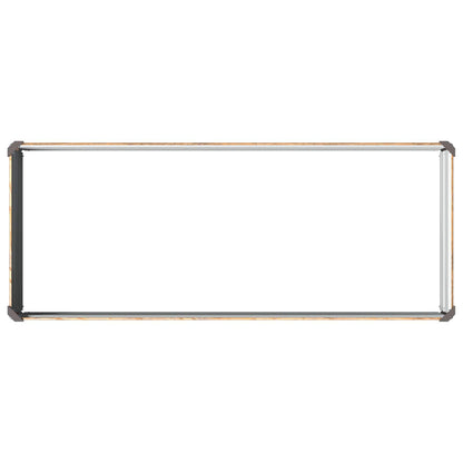 Raised Garden Bed Wood Brown 100 x 40 x 24 cm cold-rolled steel