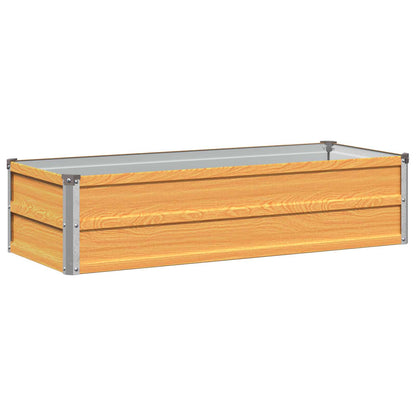 Raised Garden Bed Natural 100 x 40 x 24 cm cold-rolled steel
