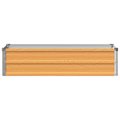 Raised Garden Bed Natural 100 x 40 x 24 cm cold-rolled steel