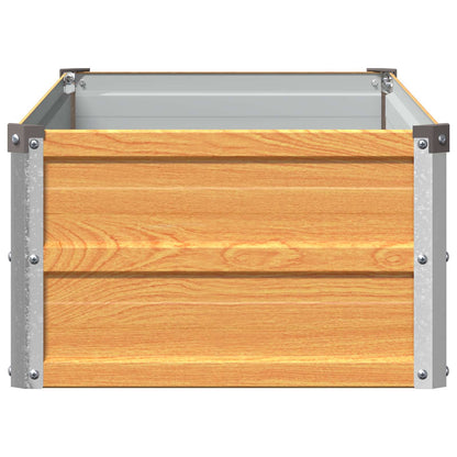 Raised Garden Bed Natural 100 x 40 x 24 cm cold-rolled steel
