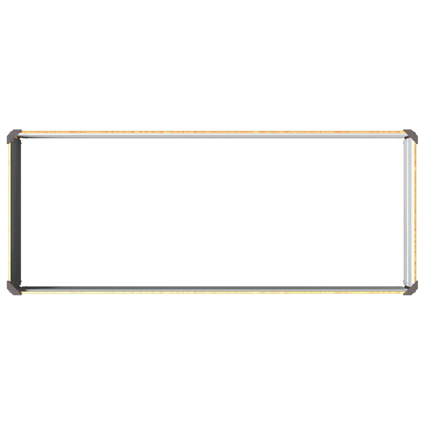 Raised Garden Bed Natural 100 x 40 x 24 cm cold-rolled steel