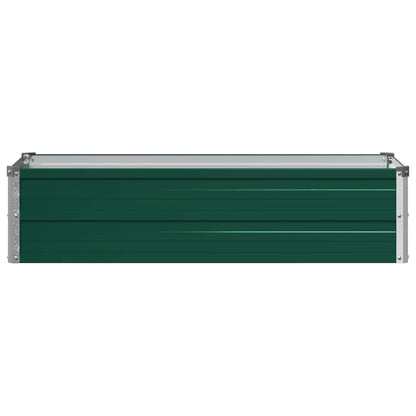 Raised Garden Bed Green 100 x 40 x 24 cm cold-rolled steeel