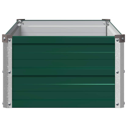Raised Garden Bed Green 100 x 40 x 24 cm cold-rolled steeel