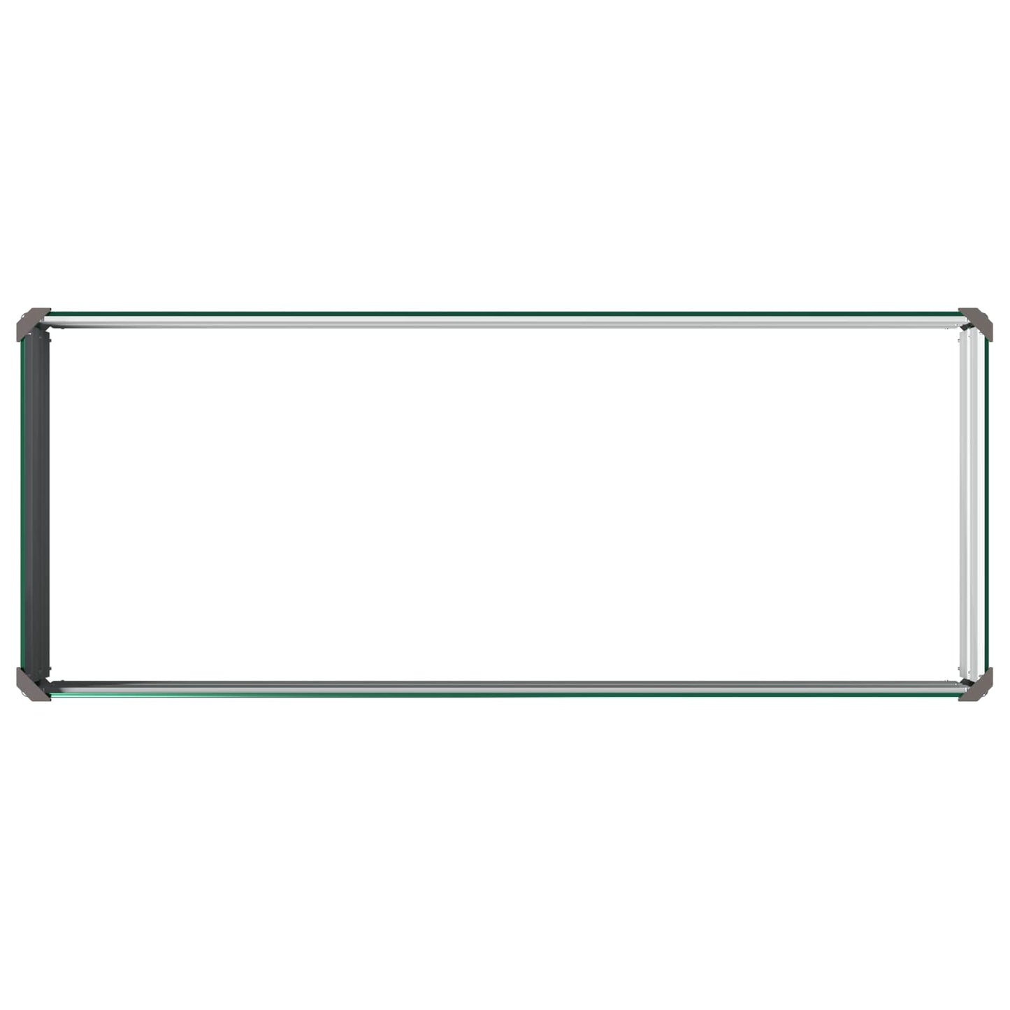 Raised Garden Bed Green 100 x 40 x 24 cm cold-rolled steeel