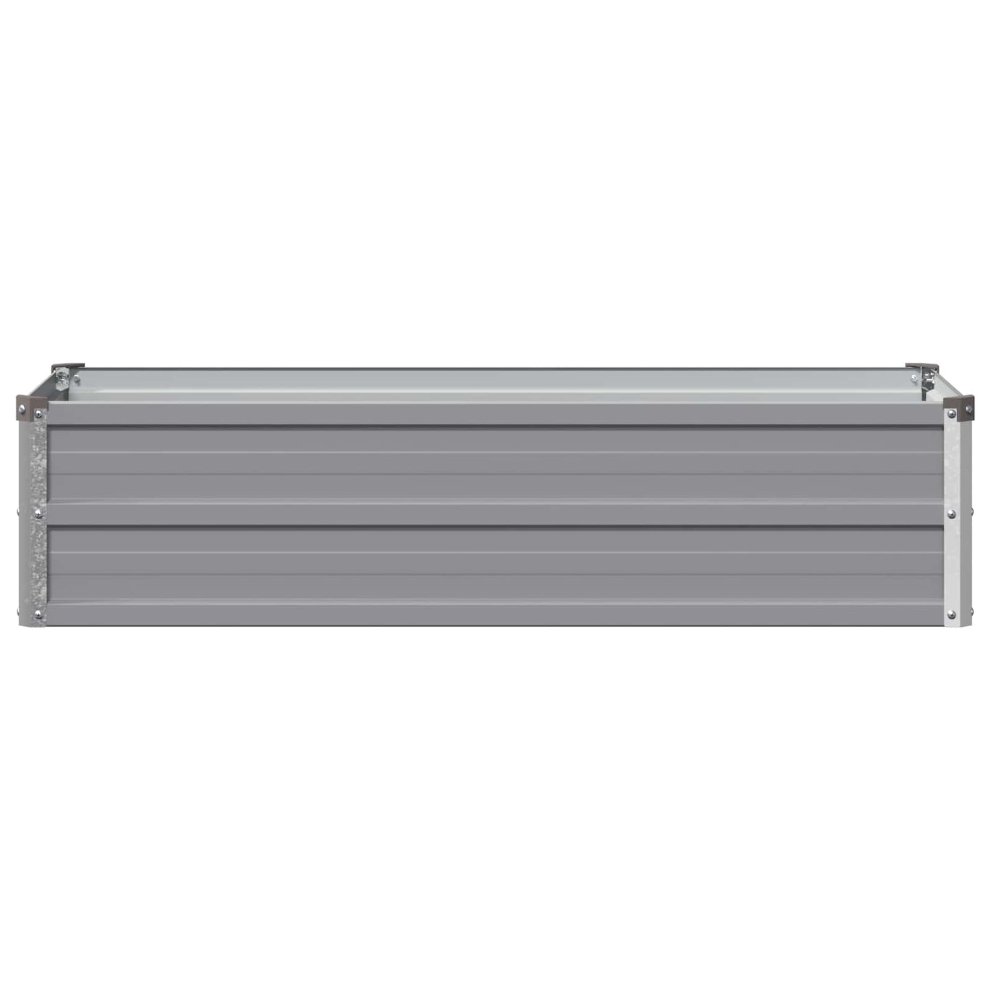 Raised Garden Bed Grey 100 x 40 x 24 cm cold-rolled steel