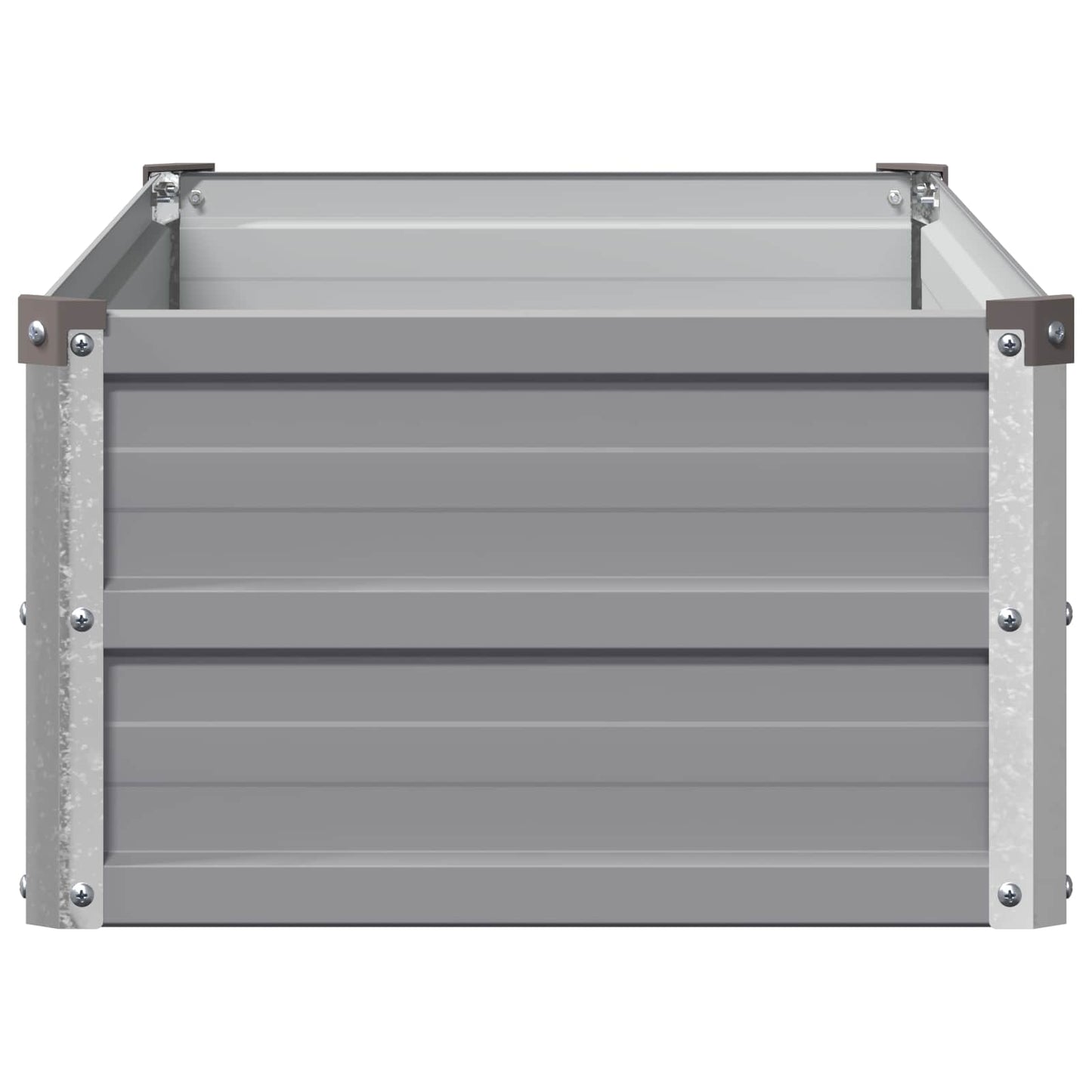 Raised Garden Bed Grey 100 x 40 x 24 cm cold-rolled steel