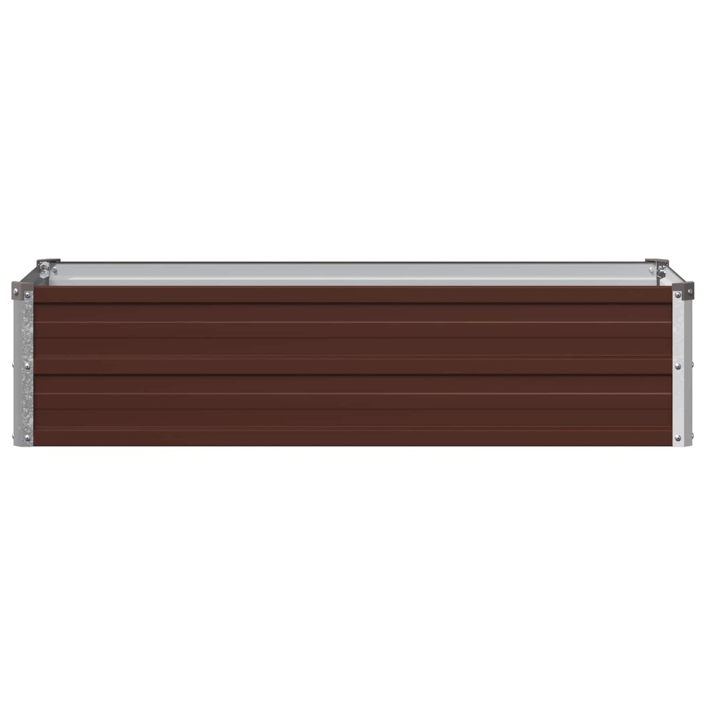 Raised Garden Bed Brown 100 x 40 x 24 cm cold-rolled steel