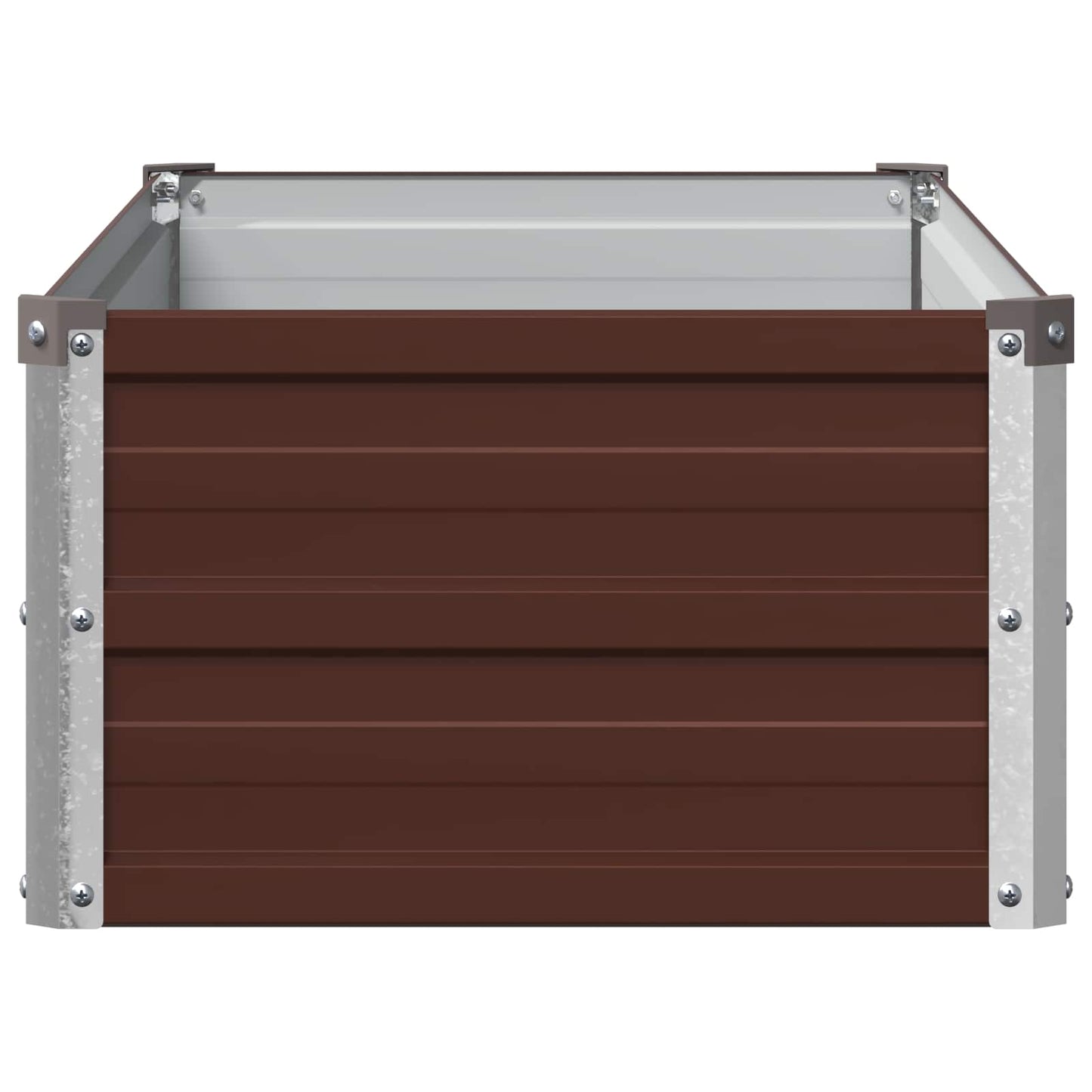 Raised Garden Bed Brown 100 x 40 x 24 cm cold-rolled steel