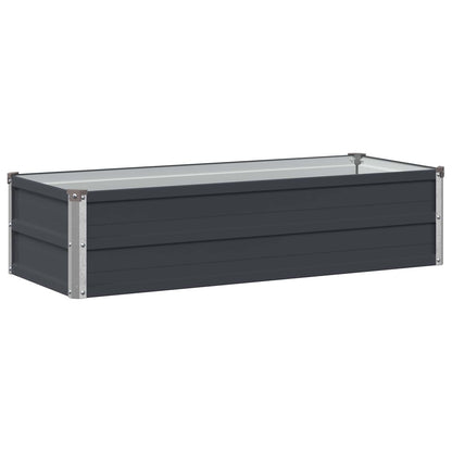 Raised Garden Bed Anthracite 100 x 40 x 24 cm cold-rolled steel