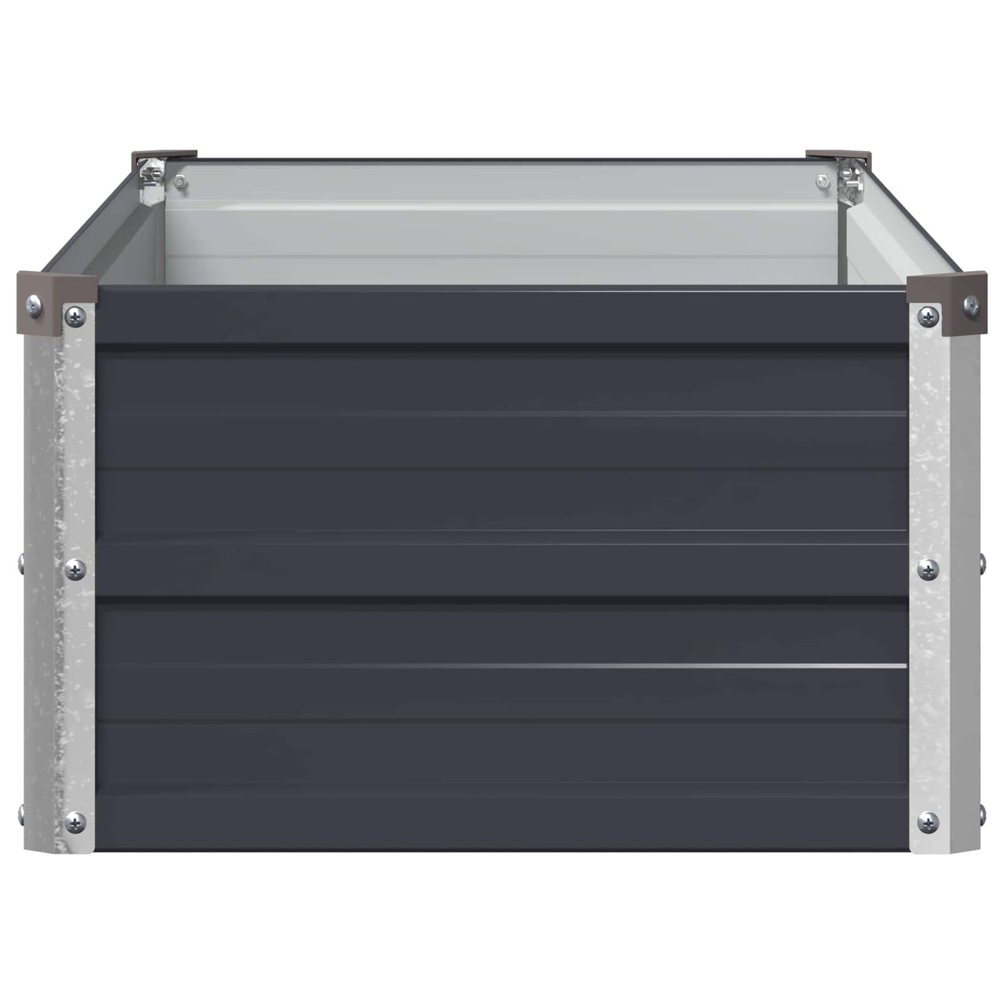 Raised Garden Bed Anthracite 100 x 40 x 24 cm cold-rolled steel