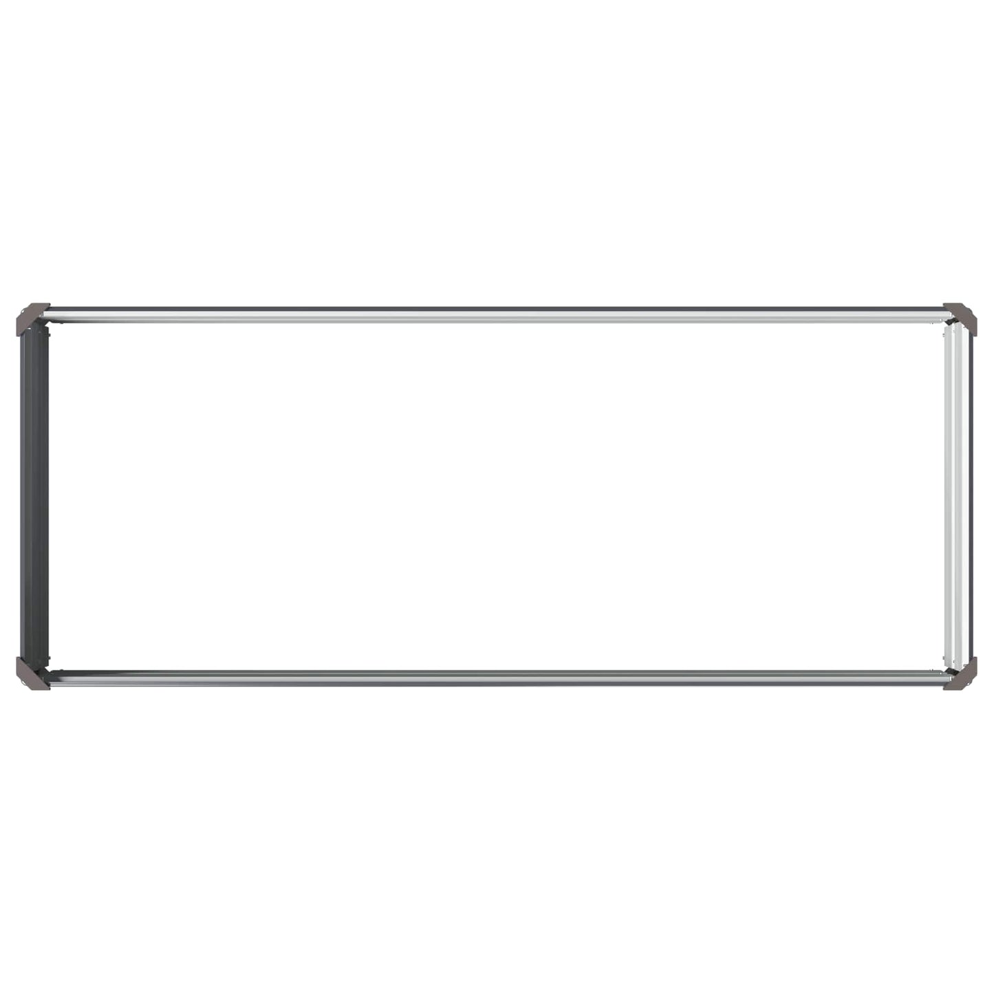 Raised Garden Bed Anthracite 100 x 40 x 24 cm cold-rolled steel