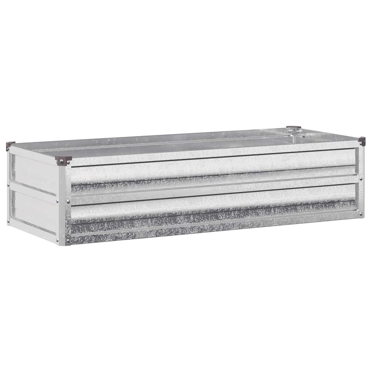 Raised Garden Bed Silver 100 x 40 x 24 cm galvanized