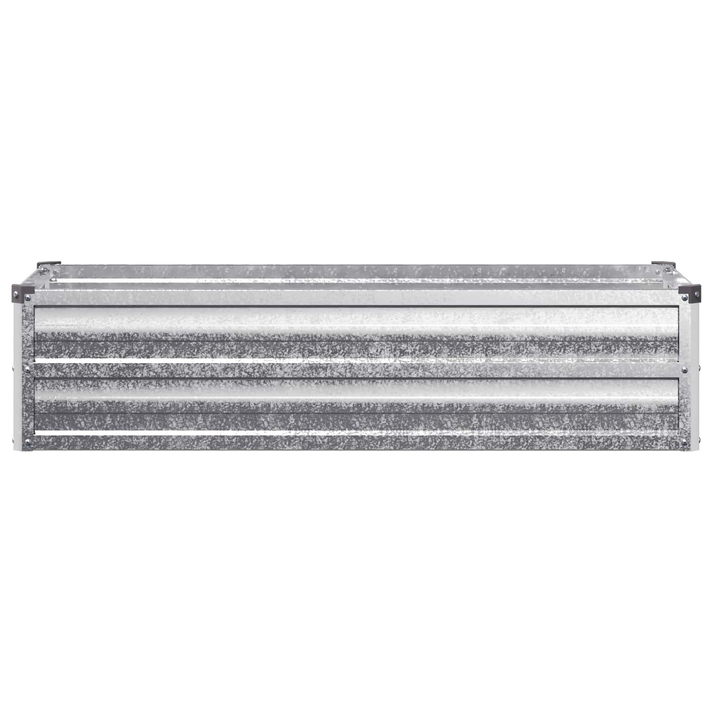 Raised Garden Bed Silver 100 x 40 x 24 cm galvanized