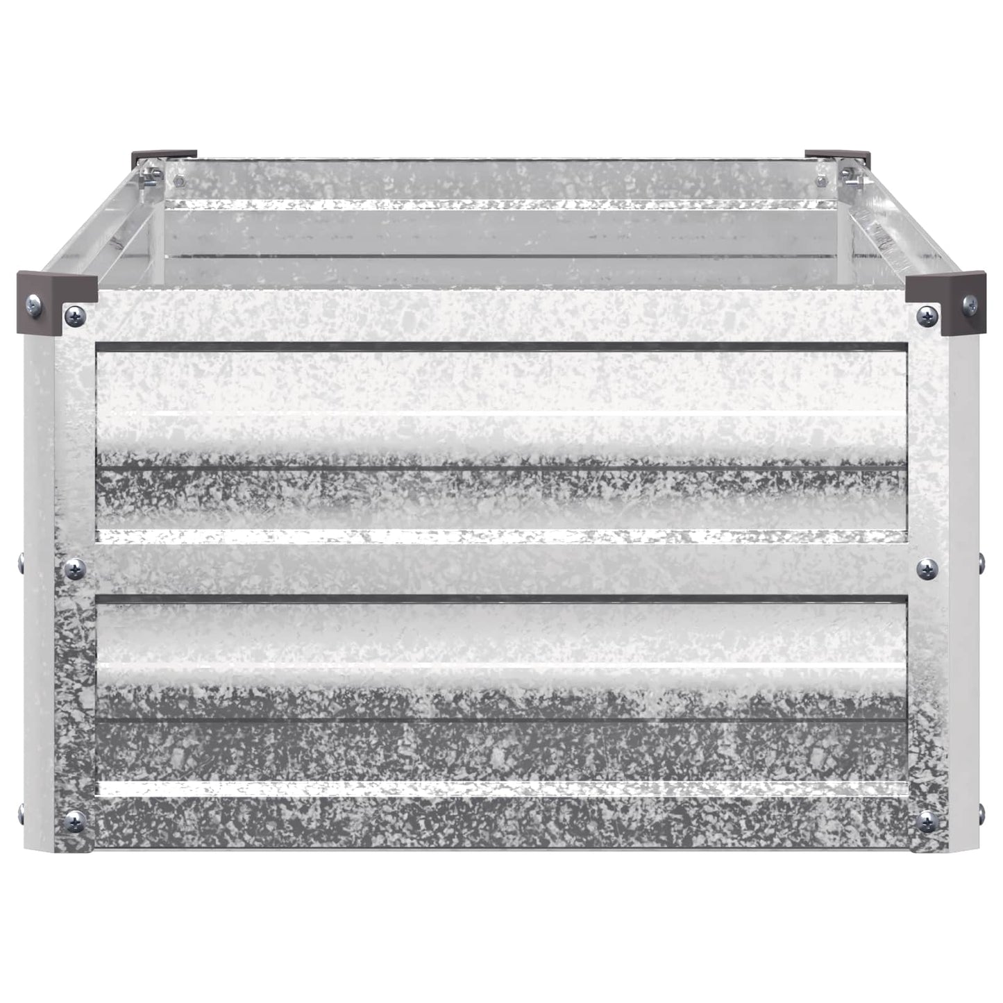 Raised Garden Bed Silver 100 x 40 x 24 cm galvanized