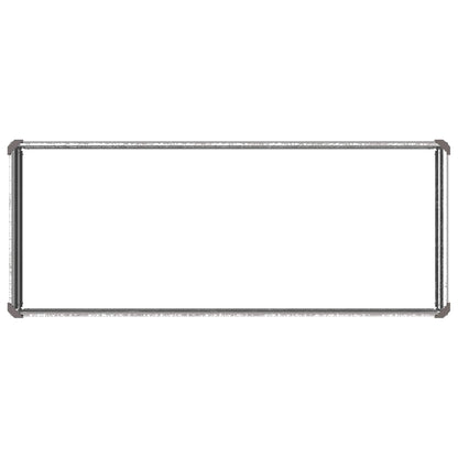 Raised Garden Bed Silver 100 x 40 x 24 cm galvanized