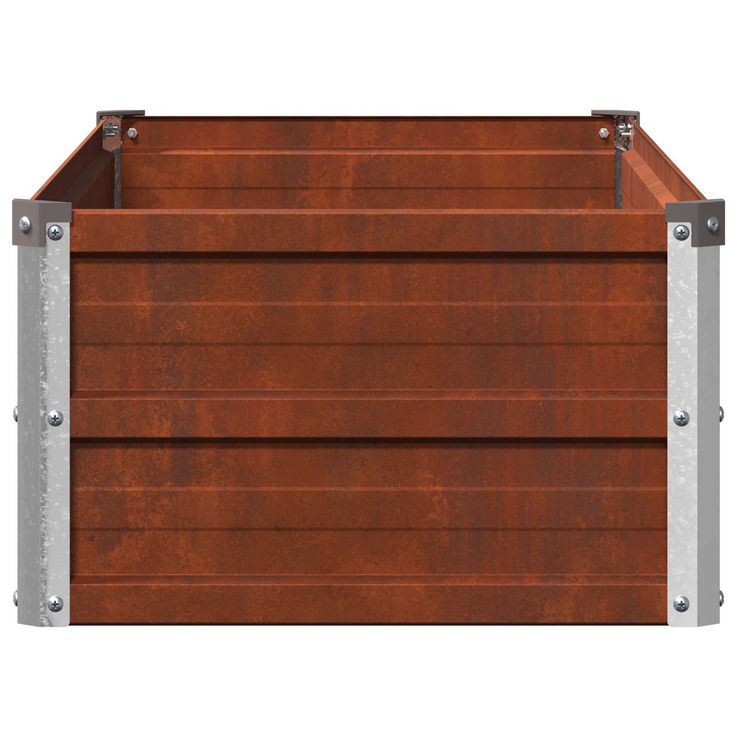 Raised Garden Bed Rusty 100 x 40 x 24 cm corton