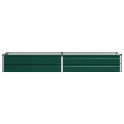 Raised Garden Bed Green 160 x 40 x 24 cm cold-rolled steeel