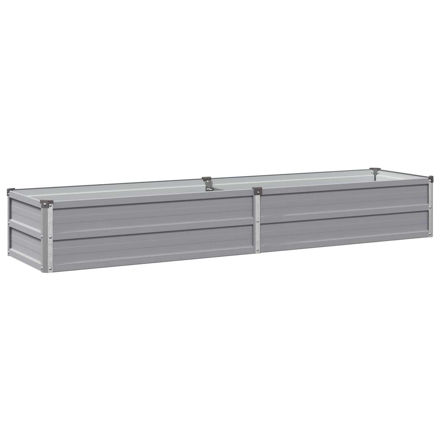 Raised Garden Bed Grey 160 x 40 x 24 cm cold-rolled steel