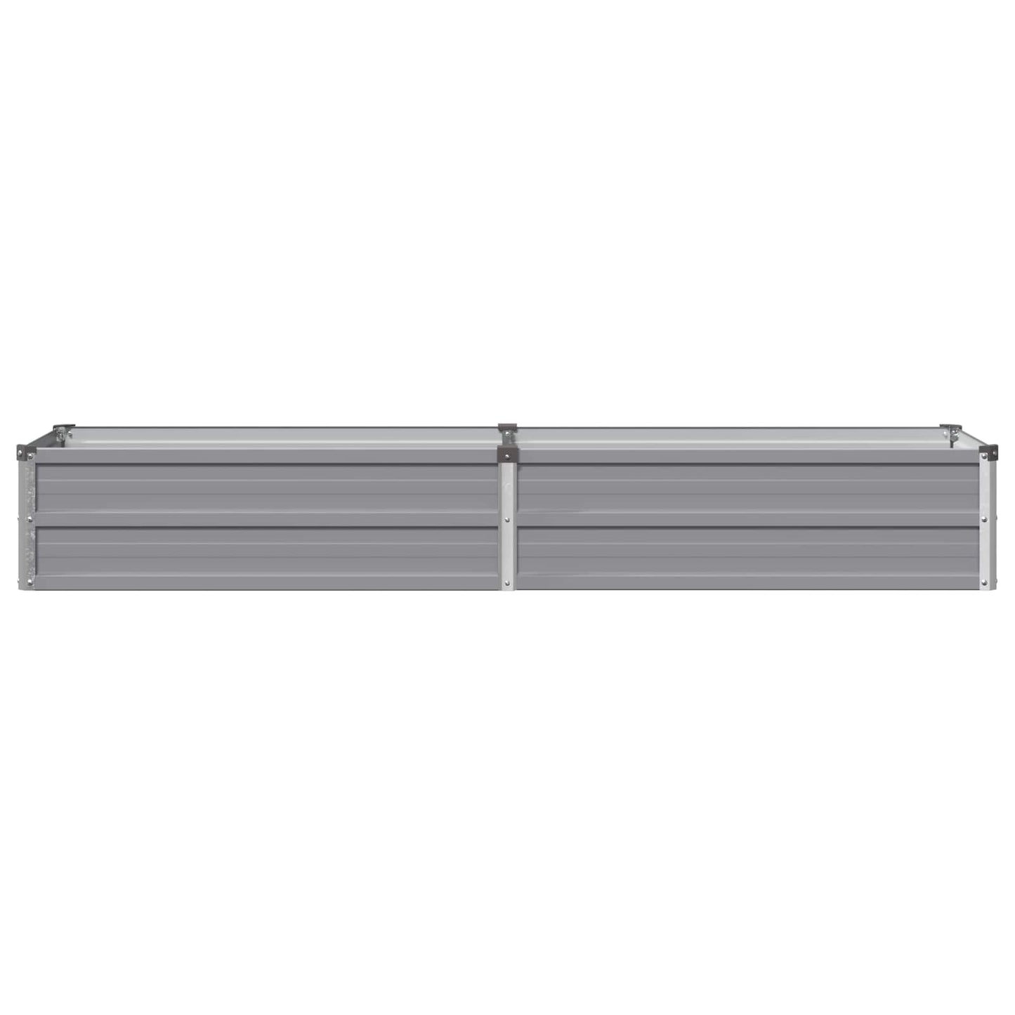Raised Garden Bed Grey 160 x 40 x 24 cm cold-rolled steel