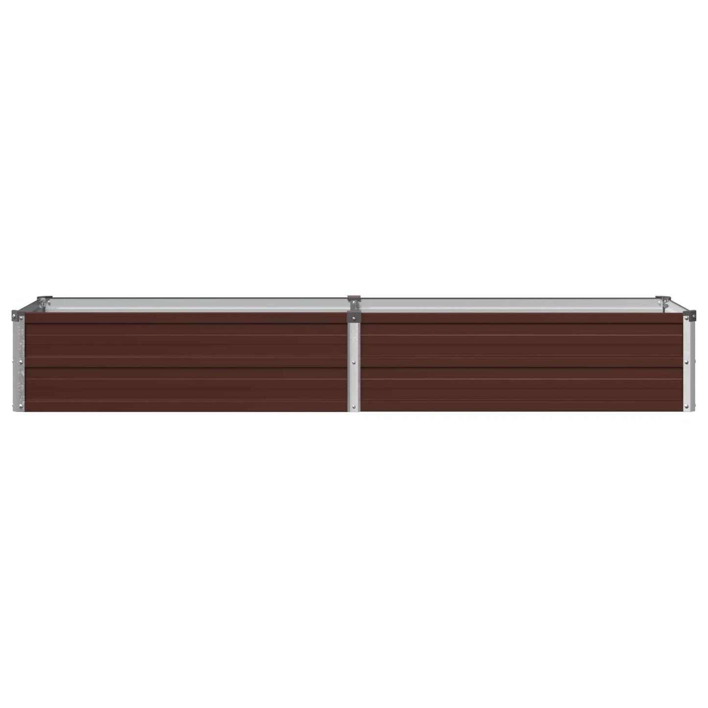 Raised Garden Bed Brown 160 x 40 x 24 cm cold-rolled steel