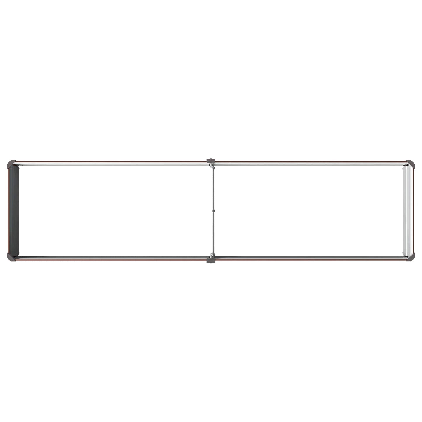 Raised Garden Bed Brown 160 x 40 x 24 cm cold-rolled steel