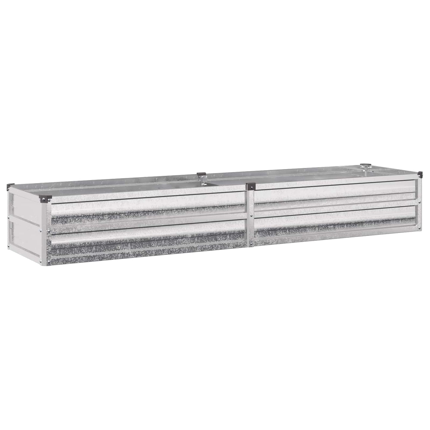 Raised Garden Bed Silver 160 x 40 x 24 cm galvanized