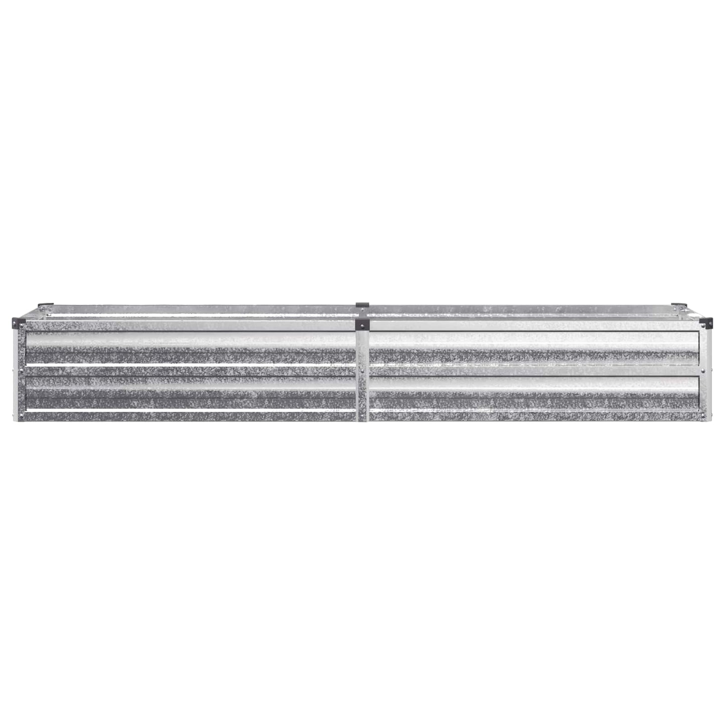 Raised Garden Bed Silver 160 x 40 x 24 cm galvanized
