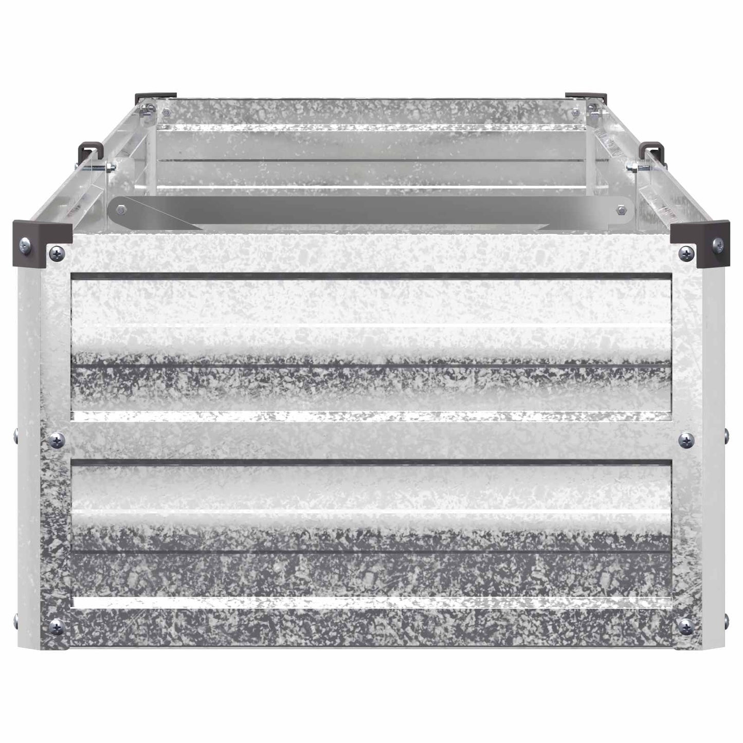 Raised Garden Bed Silver 160 x 40 x 24 cm galvanized
