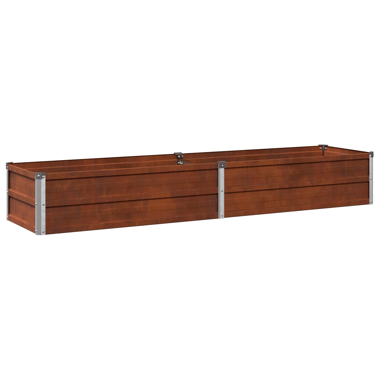 Raised Garden Bed Rusty 160 x 40 x 24 cm corton