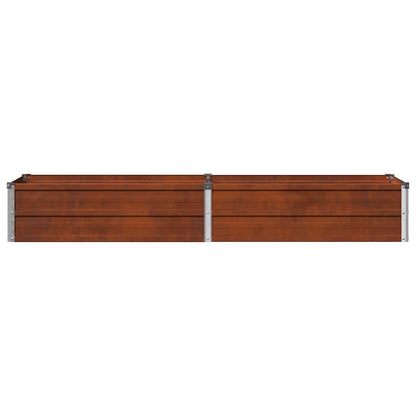 Raised Garden Bed Rusty 160 x 40 x 24 cm corton