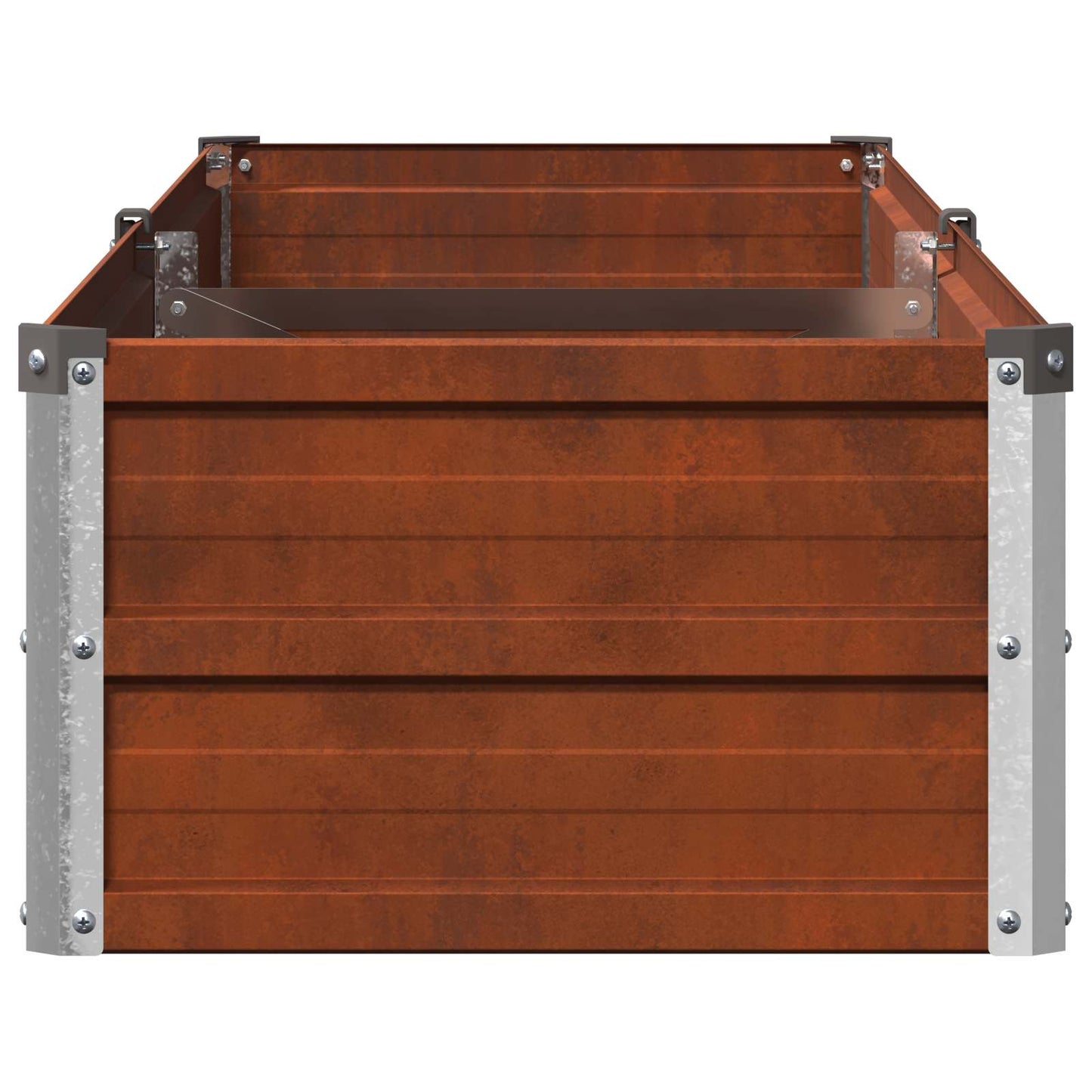 Raised Garden Bed Rusty 160 x 40 x 24 cm corton