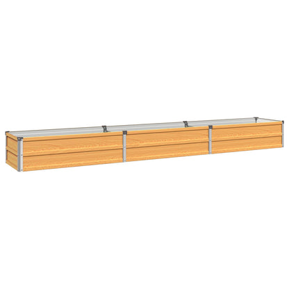 Raised Garden Bed Natural 240 x 40 x 24 cm cold-rolled steel