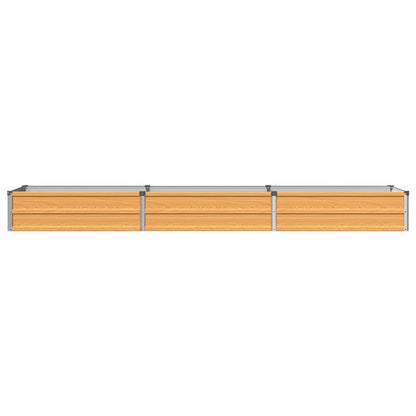 Raised Garden Bed Natural 240 x 40 x 24 cm cold-rolled steel