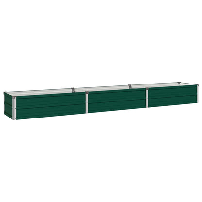 Raised Garden Bed Green 240 x 40 x 24 cm cold-rolled steeel