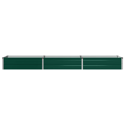 Raised Garden Bed Green 240 x 40 x 24 cm cold-rolled steeel
