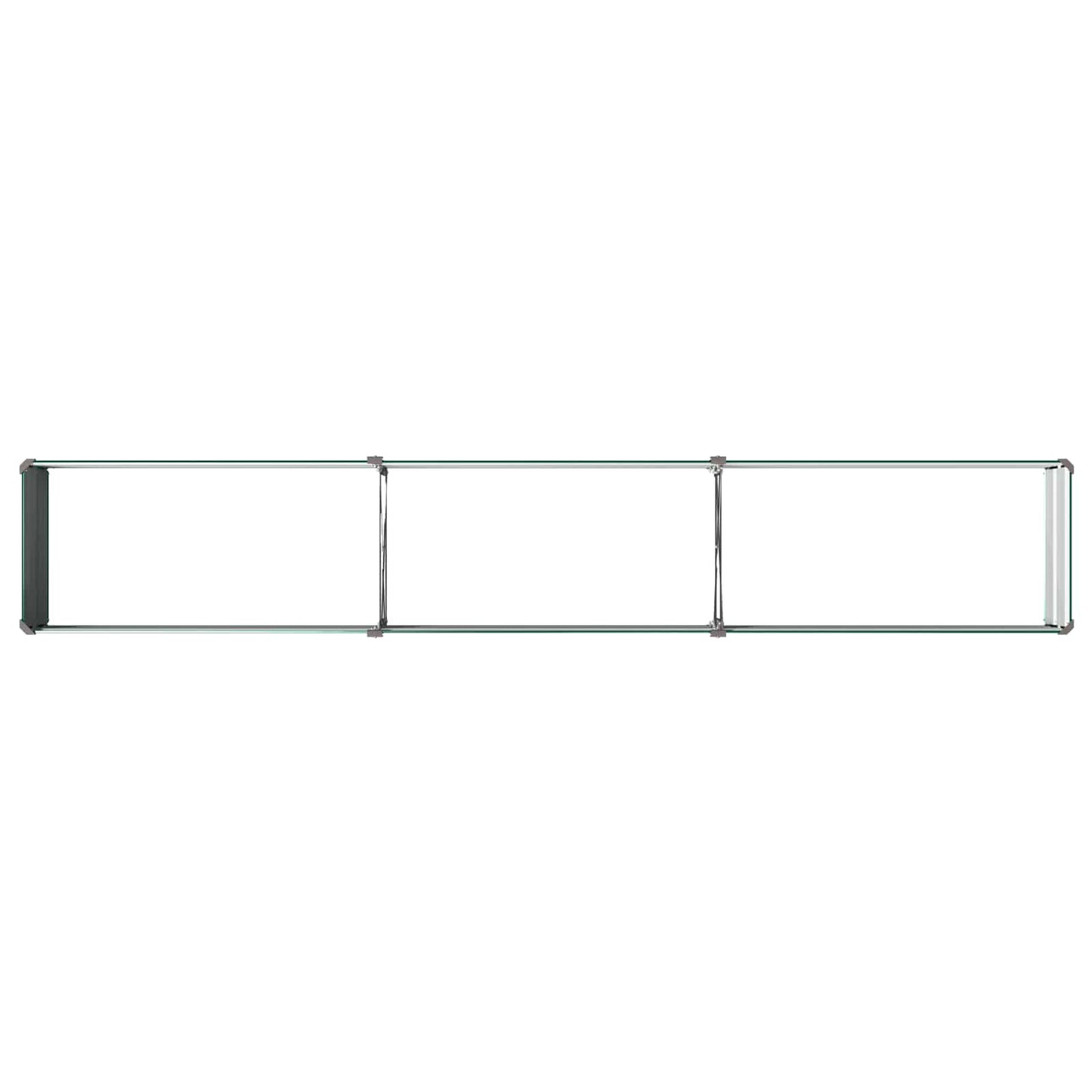 Raised Garden Bed Green 240 x 40 x 24 cm cold-rolled steeel