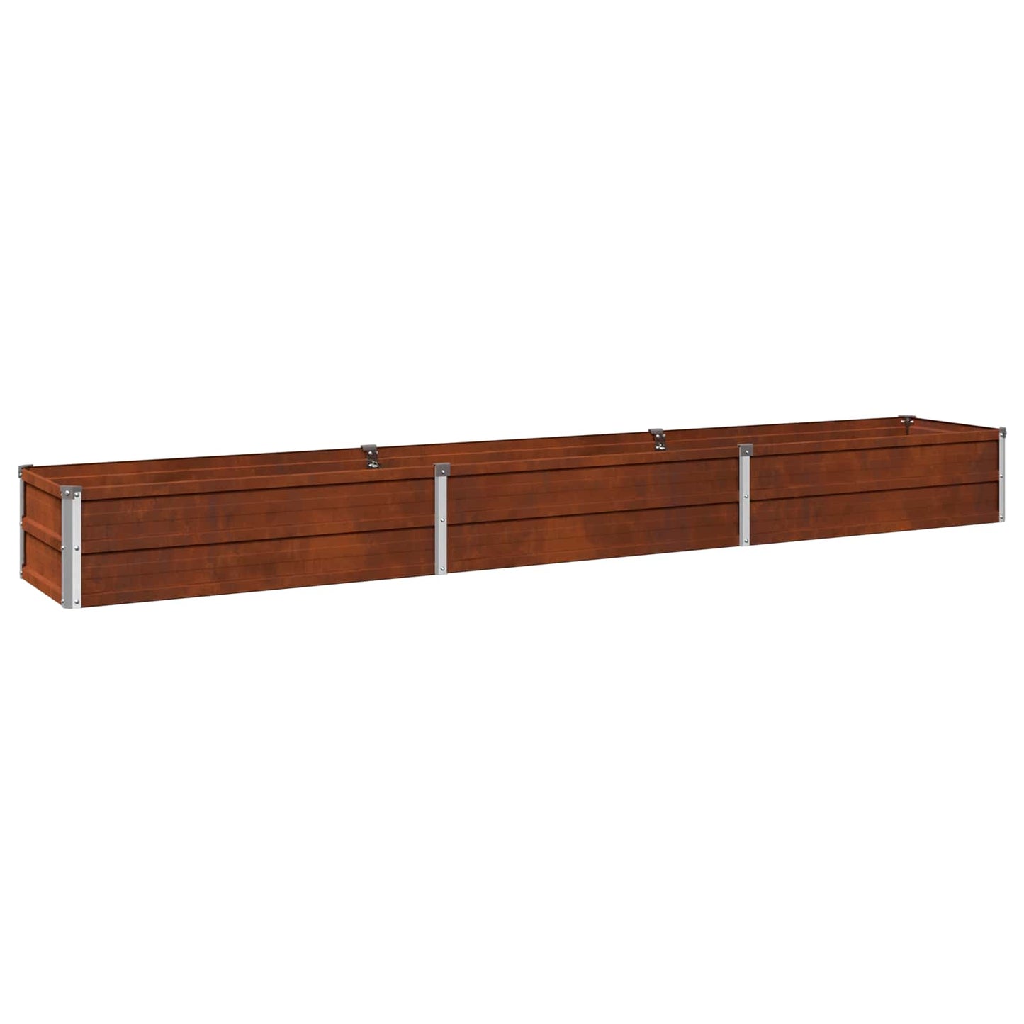 Raised Garden Bed Rusty 240 x 40 x 24 cm corton