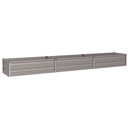 Raised Garden Bed Rusty 240 x 40 x 24 cm corton