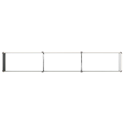 Raised Garden Bed Ivory 240 x 40 x 24 cm cold-rolled steel