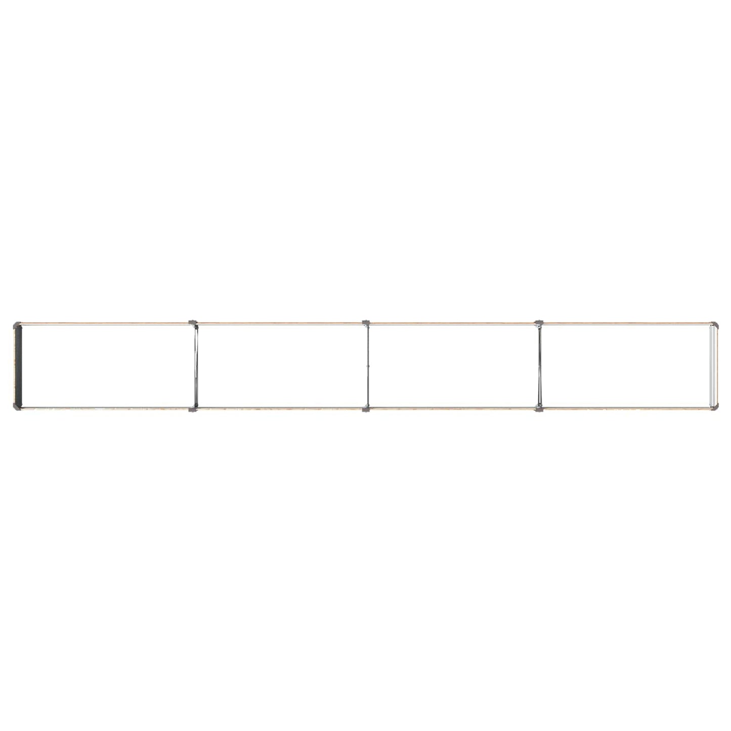Raised Garden Bed Wood Brown 320 x 40 x 24 cm cold-rolled steel