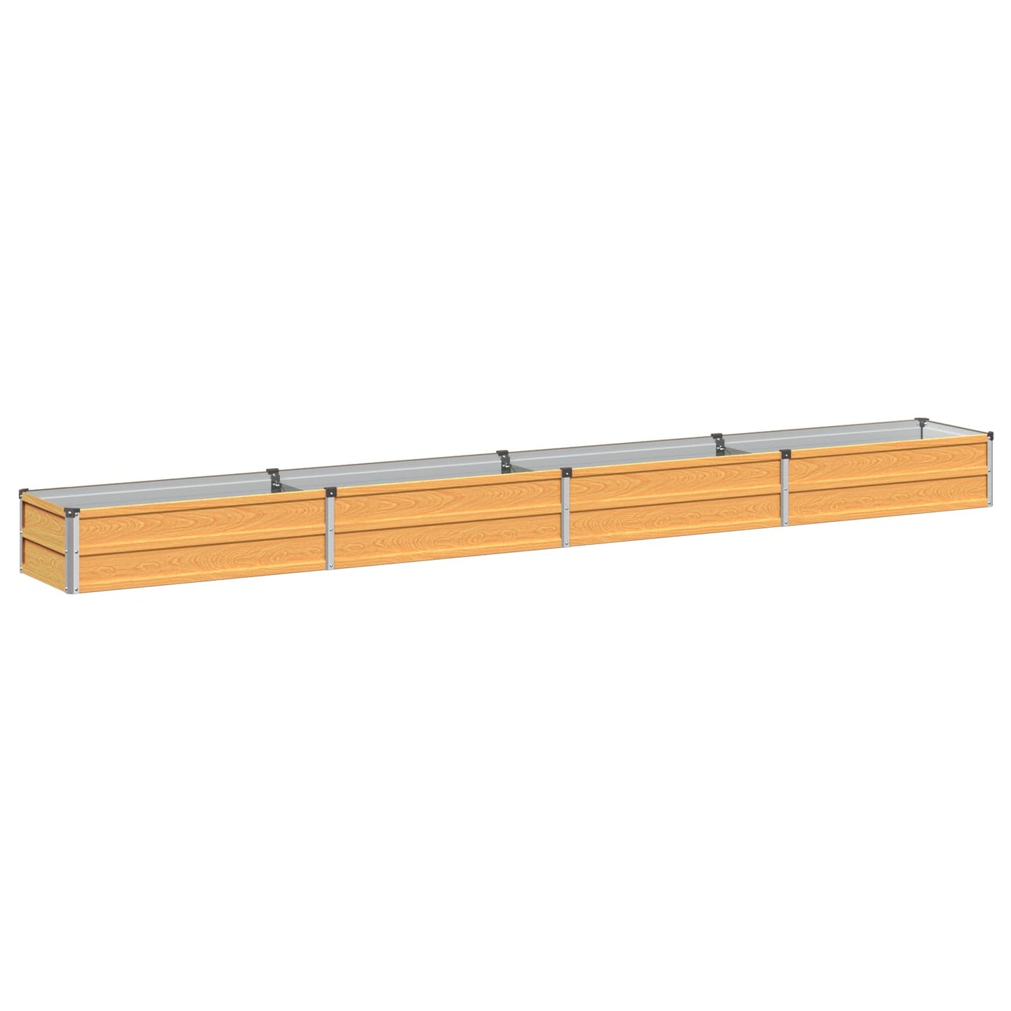 Raised Garden Bed Natural 320 x 40 x 24 cm cold-rolled steel