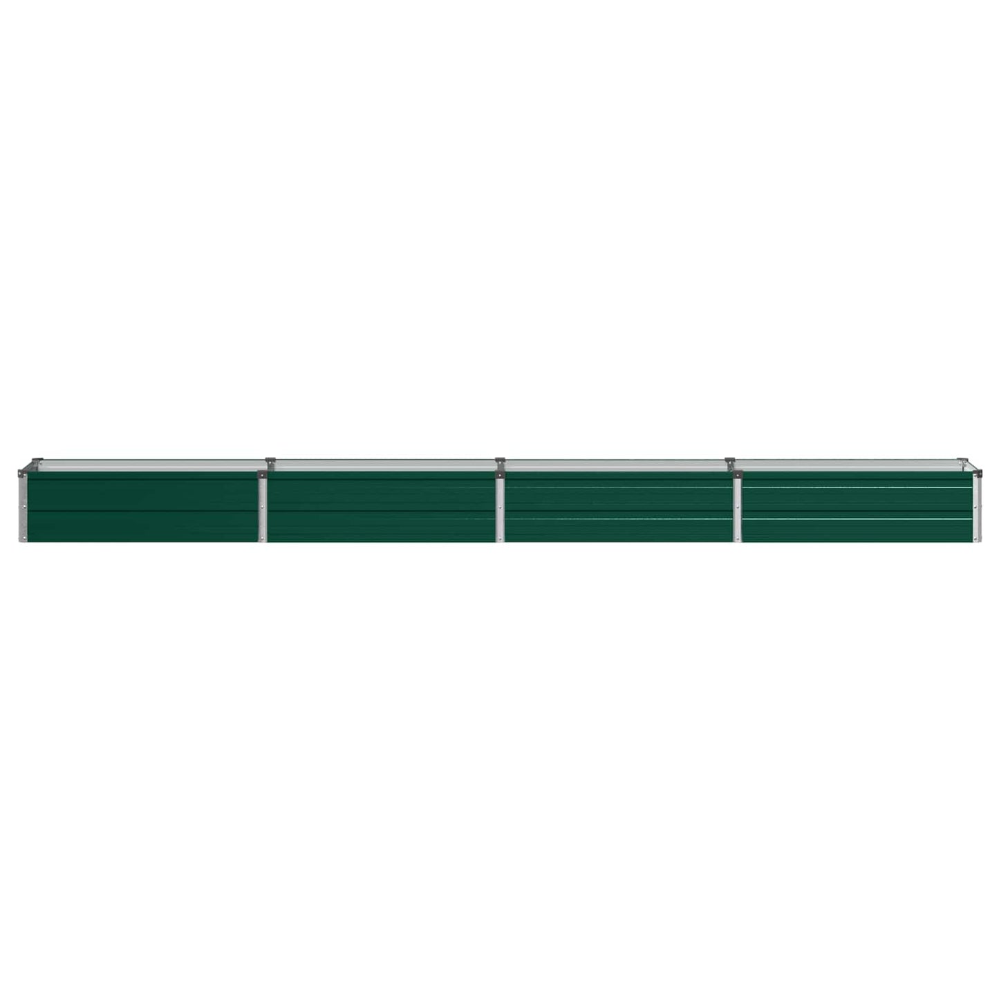 Raised Garden Bed Green 320 x 40 x 24 cm cold-rolled steeel