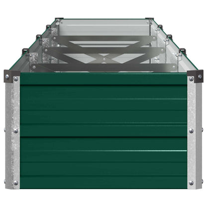 Raised Garden Bed Green 320 x 40 x 24 cm cold-rolled steeel