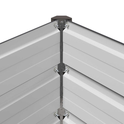 Raised Garden Bed Anthracite 320 x 40 x 24 cm cold-rolled steel
