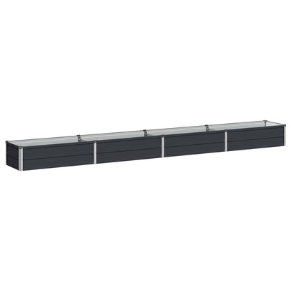 Raised Garden Bed Anthracite 320 x 40 x 24 cm cold-rolled steel