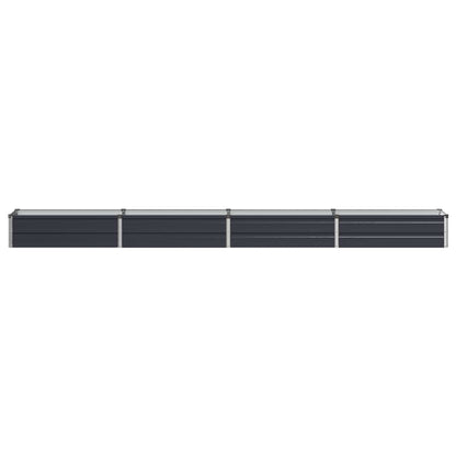 Raised Garden Bed Anthracite 320 x 40 x 24 cm cold-rolled steel